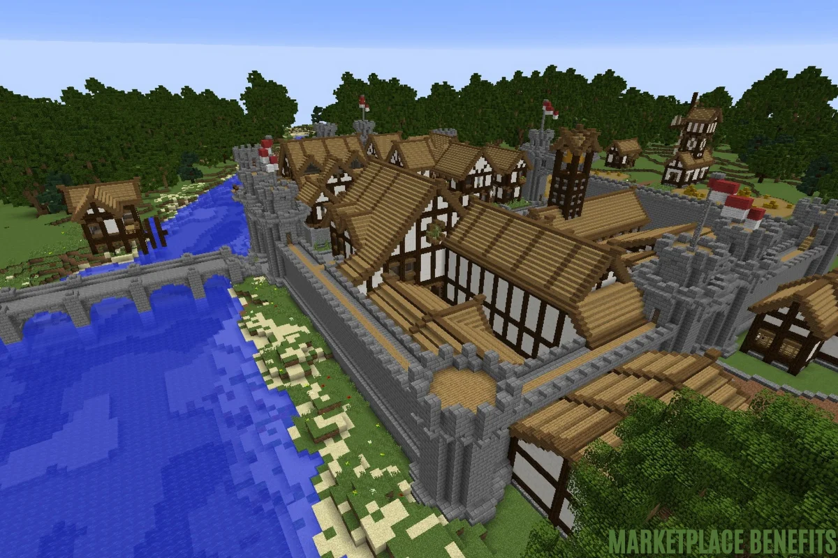 this image is about benefits of Marketplace in the game.