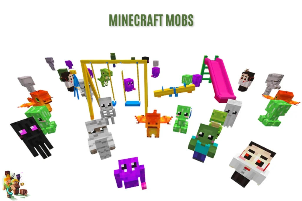 Download Minecraft APK For Free | Latest Version v1.21.110.24 for Android | August 2025 12 This image is Minecraft Mobs
